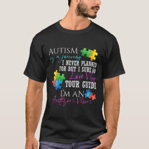 Ism är en turistautismmedvetenhet Mamma 10 T Shirt