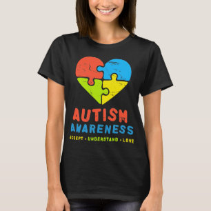 Ism Awareness Acceptera Kärlek 60 T Shirt
