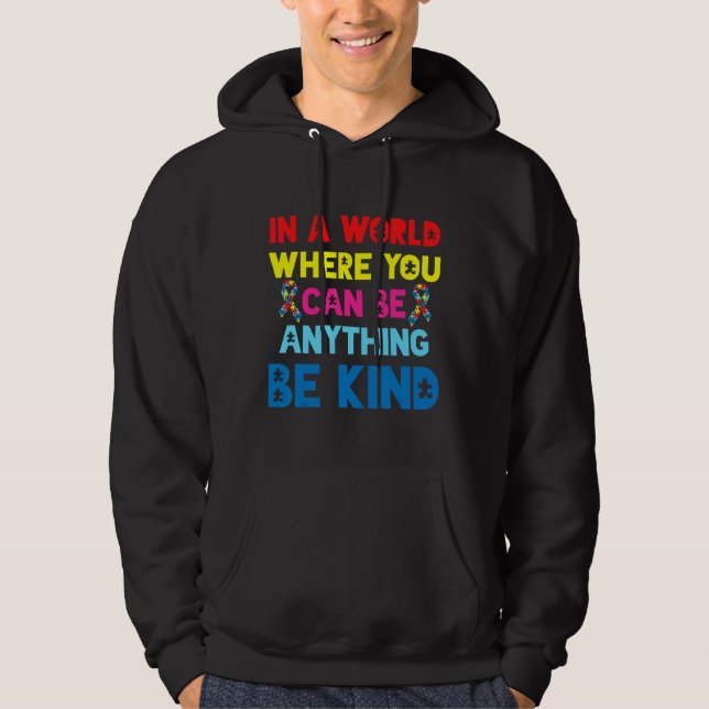 Ism Awareness Ribbon Month Be 1 Hoodie (Framsida)