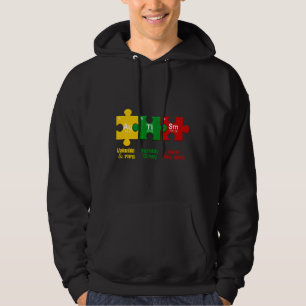 Ism Puzzle Chemistry Time Bord Inslag Autism Aw Hoodie