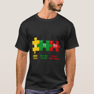 Ism Puzzle Chemistry Time Bord Inslag Autism Aw T Shirt