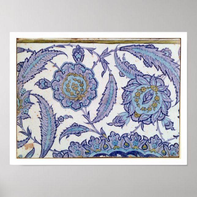 Isnik-daggenware tile, c.1520-50 poster (Framsidan)