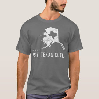 Isnt Teas Cute AK State Alaska USA State Distresse T Shirt