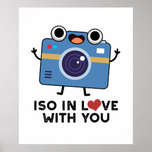 ISO i Kärlek med din fantastiska kamera Pun Poster