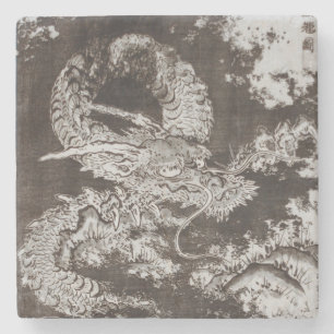 Isoda Koryusai Dragon Underlägg Sten