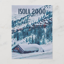 Isola 2000 Station de ski Vykort