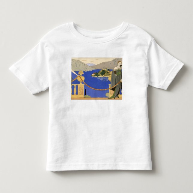 Isola Bella, afton klär designat vid Redfern, Tee Shirt (Framsida)