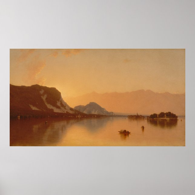 Isola Bella i Lago Maggiore - 1871 Poster (Framsidan)