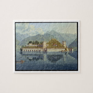 Isola Bella, sjö Maggiore: de terrasserade Pussel