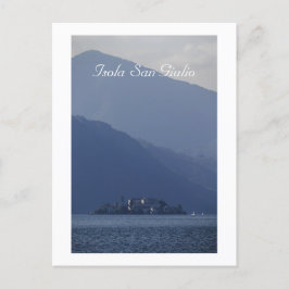 Isola San Giulio, Sjö Orta, Italien Vykort