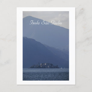 Isola San Giulio, Sjö Orta, Italien Vykort