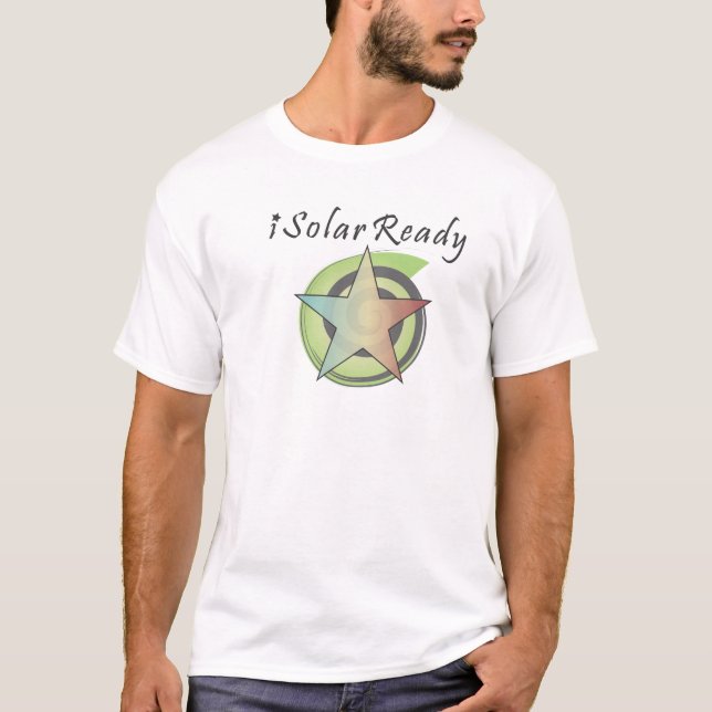 iSolarReady logotyputslagsplats Tee Shirt (Framsida)