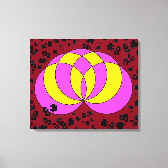 Isolated Spiralina Field Canvastryck (Framsida)