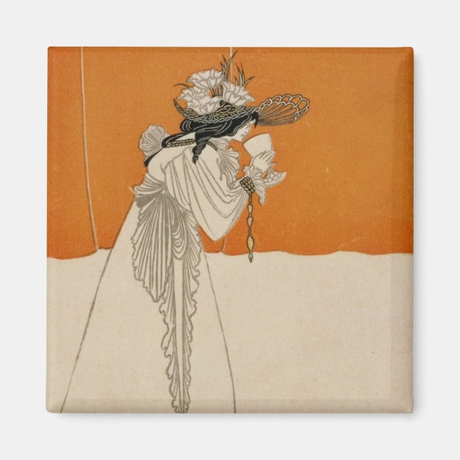 Isolde, illustration från 'The Studio', 1895 (lith Magnet (Framsidan)