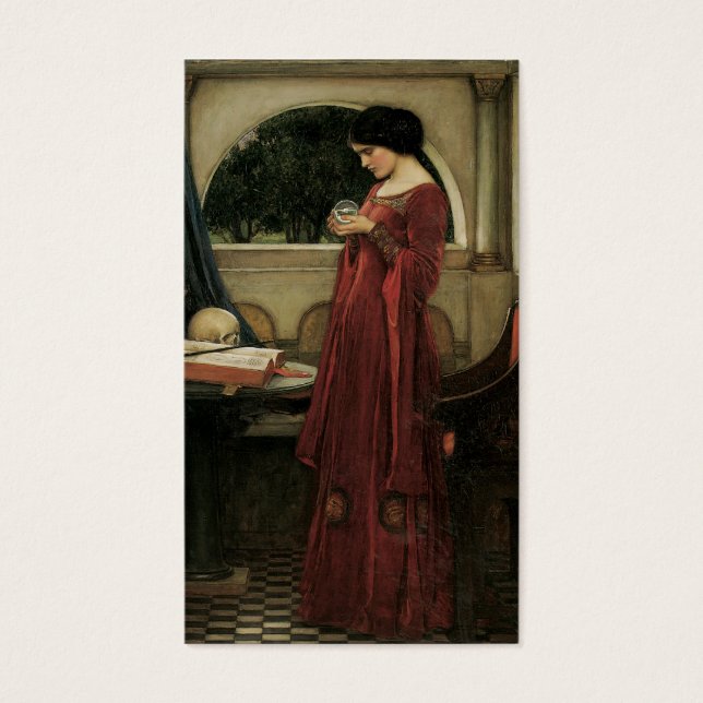 Isolde och Crystal Boll 1902 Visitkort (Framsidan)