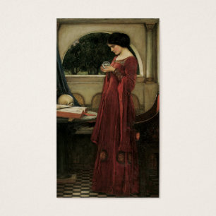 Isolde och kristallkula 1902 visitkort