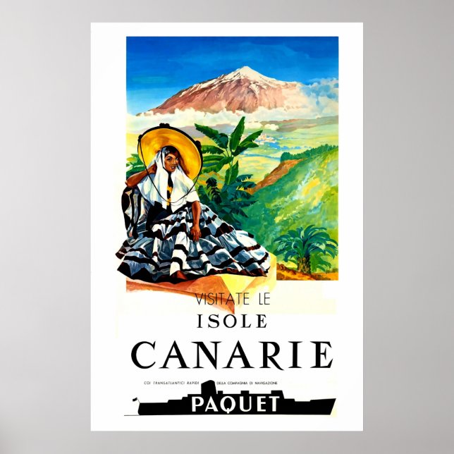 Isole,Canarie,Travel Poster (Framsidan)