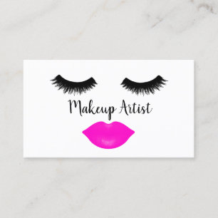 Isolera och lipstick Makeup Artist Visitkort