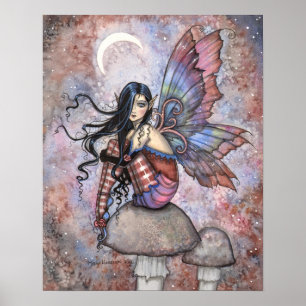 ISOLERA-utskrift av introduvert Fairy Fantasy Art Poster