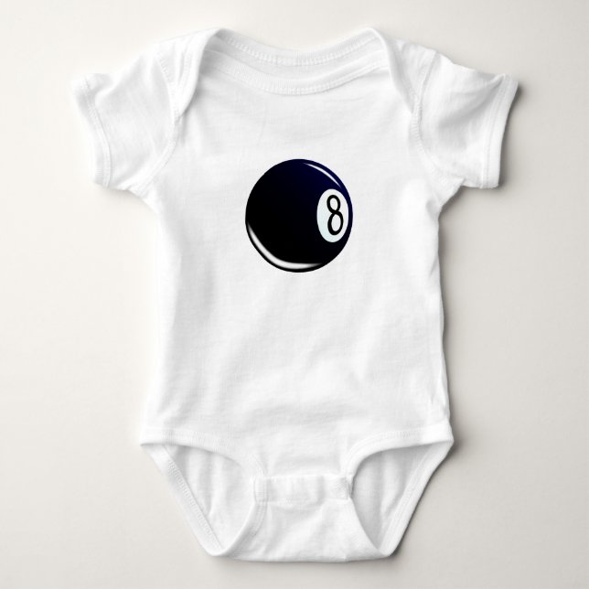Isolerad åtta Boll T Shirt (Framsida)