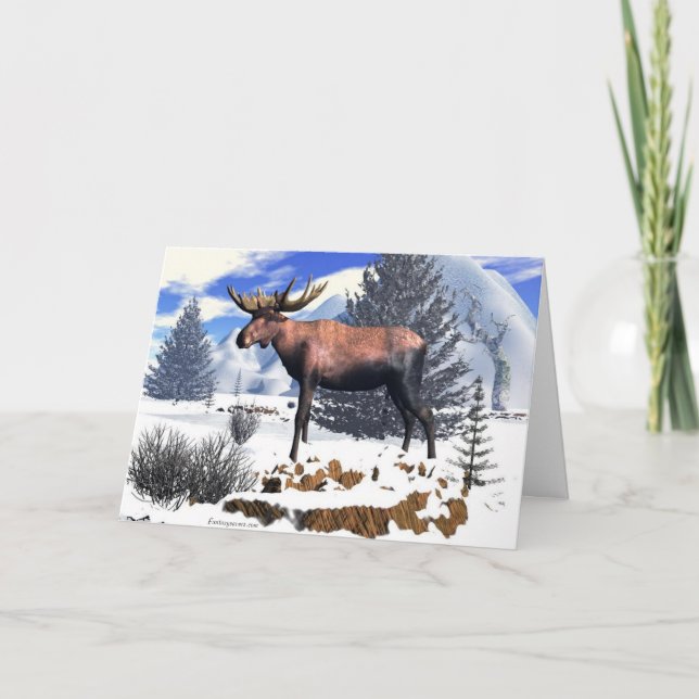 Isolerad Majasty Helgkort (Framsida)