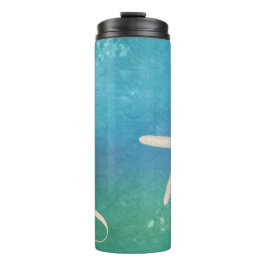 Isolerad sjöstjärnavattenflaska