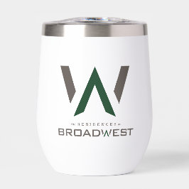Isolerad Vin Tumbler - Big Logotyp - Forest