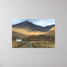 Isolerat bondgårdshus på Isle of Mull, Skottland C Canvastryck