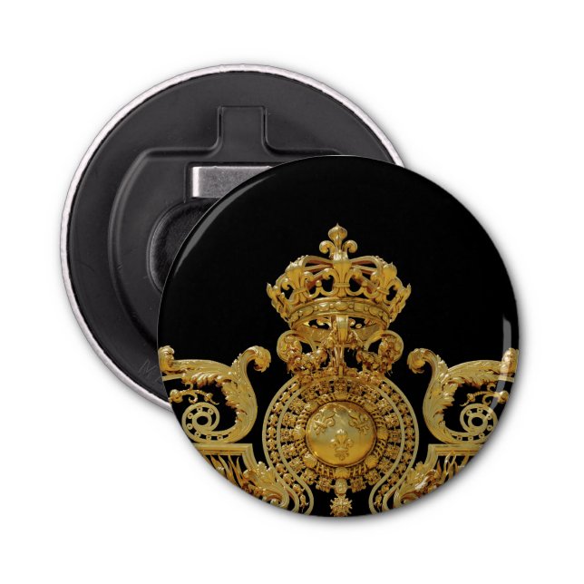 Isolerat Golden grind i Versailles castle-Frankrik Flasköppnare (Framsidan)