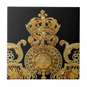 Isolerat Golden grind i Versailles castle-Frankrik Kakelplatta