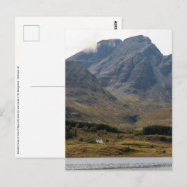 Isolerat hus på Isle of Skye i Skottland Vykort