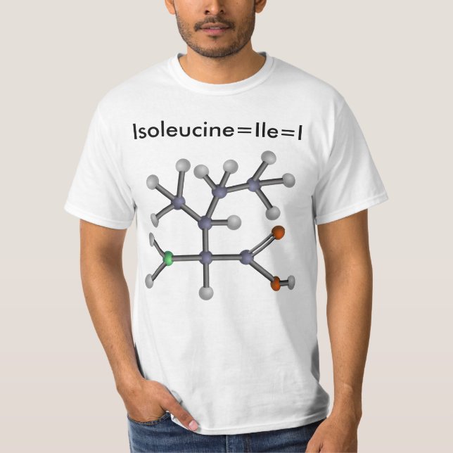Isoleucine (amino syra) t shirt (Framsida)