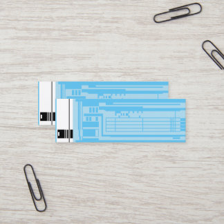 Isolinjärt Chip, 3,0 x 1,0-tums Affärskort Mini Visitkort