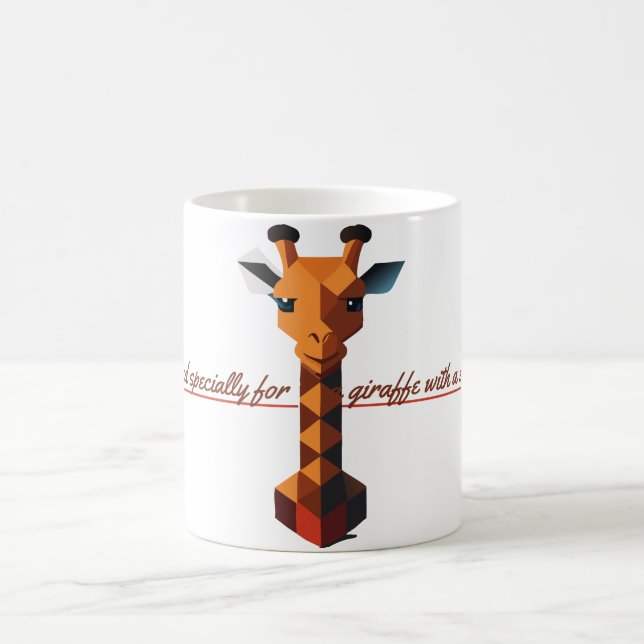 Isometric Giraffe Magisk Mugg (Center)