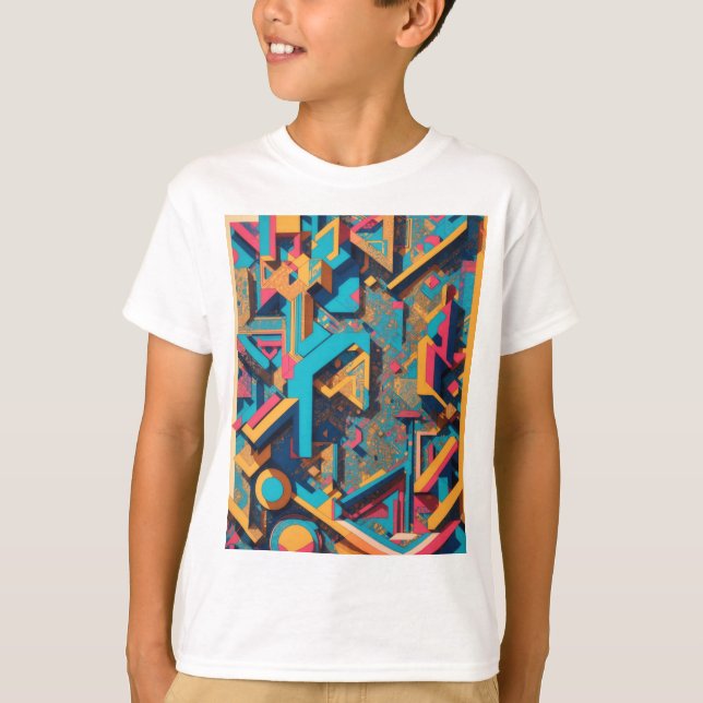 Isometrisk konstgjord t shirt (Framsida)