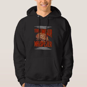 Isopod Älskare Tiny Dinosaur Whisperer Rollie Poll Hoodie