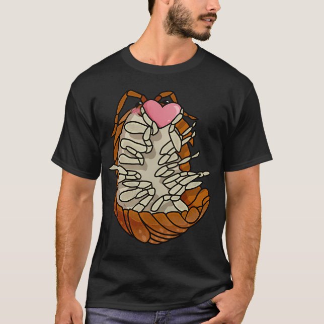 Isopod Kärlek - Orange Vigor T Shirt (Framsida)