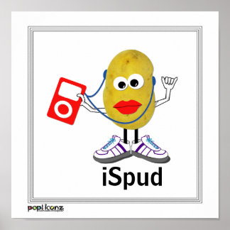 "ispud" humoristisk parodi Poster