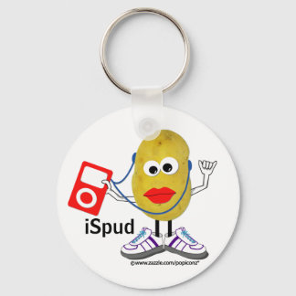 "ispud" humoristisk parody Keychain Nyckelring