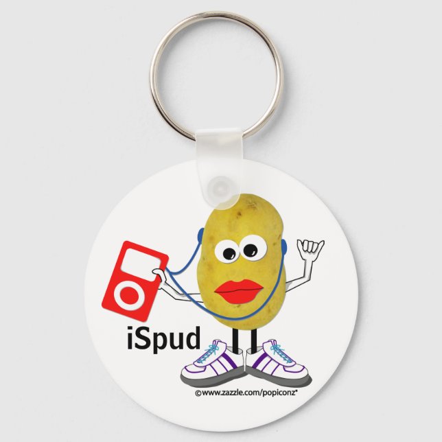 "ispud" humoristisk parody Keychain Nyckelring (Framsida)
