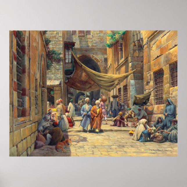 " Israel: 19. JH. Jerusalem - König David Straße Poster (Framsidan)