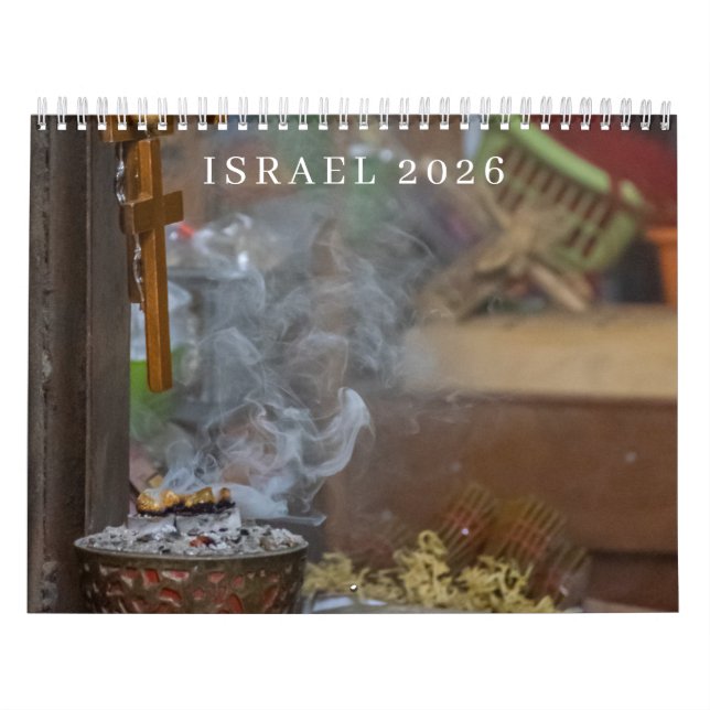 Israel 2026-kalender kalender (Omslag)