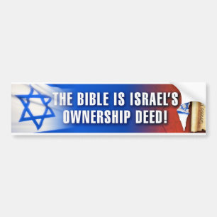 Israel äganderättgärning bildekal