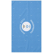 Israel Ängel Hanukkah Flagga Personlig Horisontell