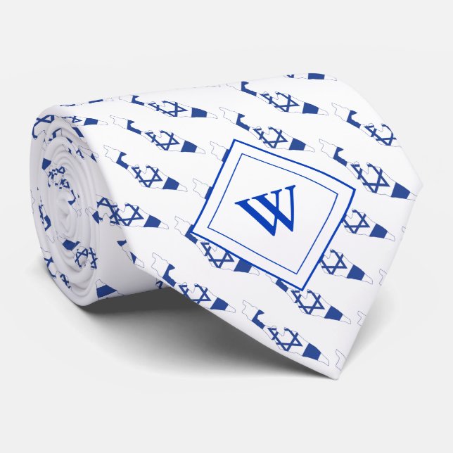 ISRAEL Christian Scripture Monogram, Flagga Slips (Rullad)