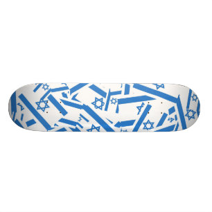 Israel Collage Skateboard Bräda 20 Cm