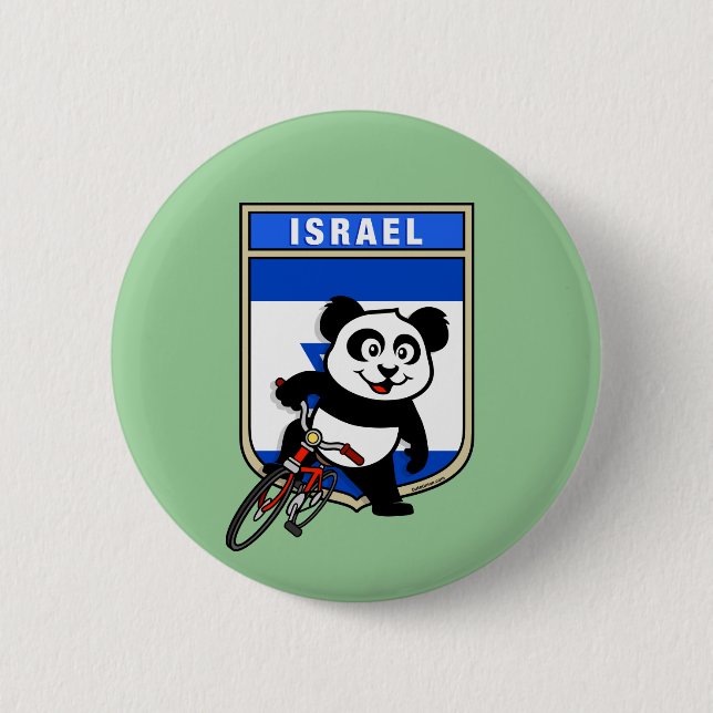 Israel Cykling Panda Knapp (Framsida)