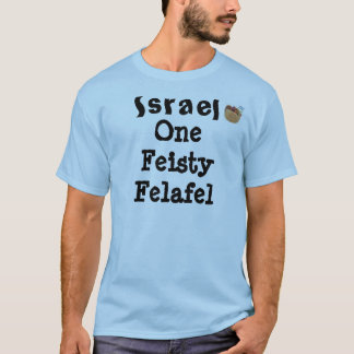 Israel den lättretliga felafelen tee shirt