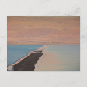 Israel, Döda havet, Ein Bokek, Döda havet, skymnin Vykort