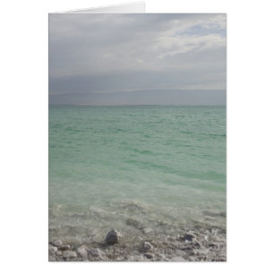 Israel, Döda havet, sjölandskapet Hälsningskort